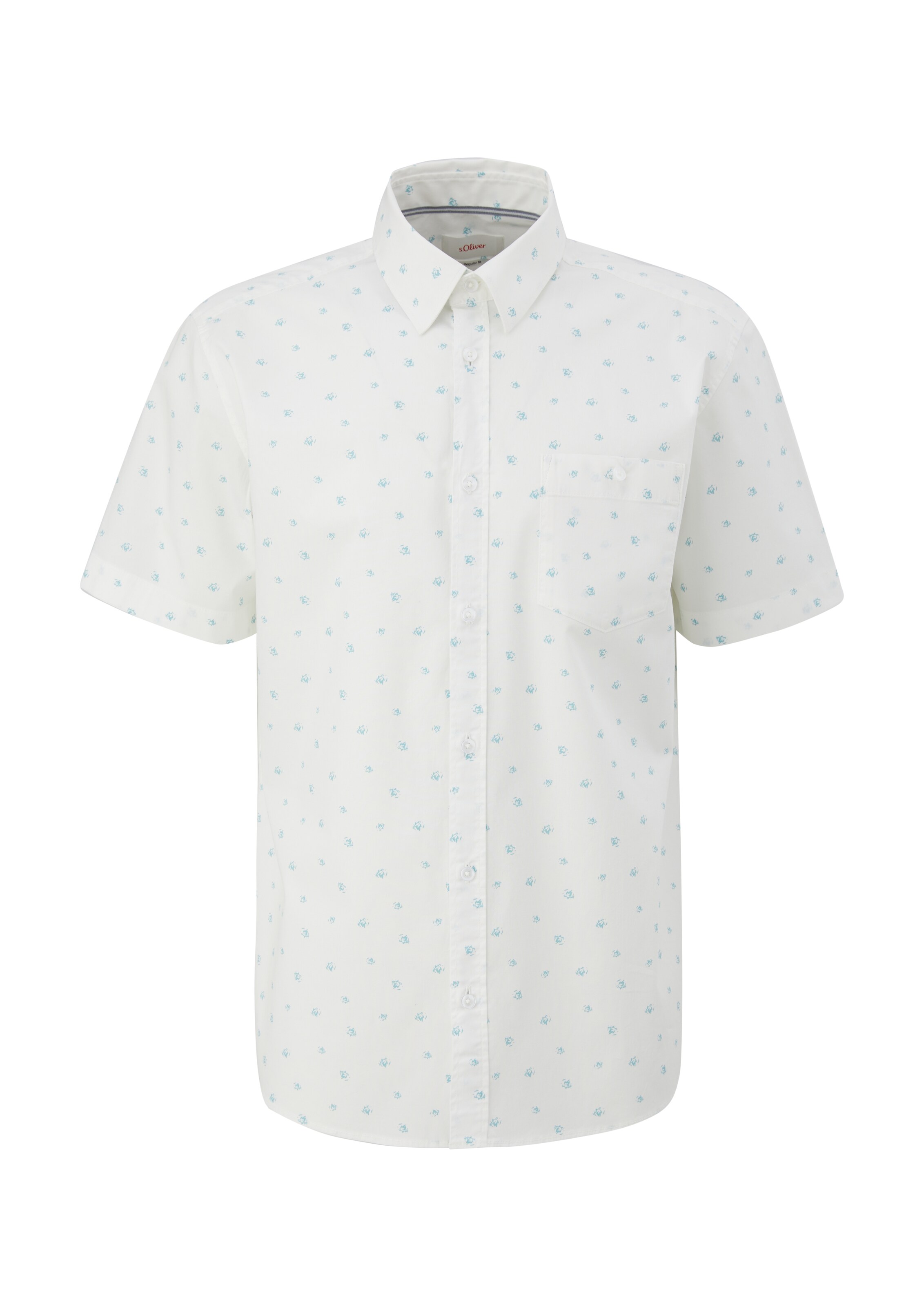 Coupe regular Chemise s.Oliver en blanc : devant