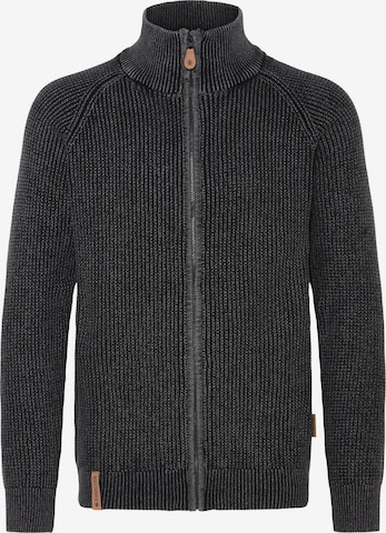 INDICODE JEANS - Cárdigan ' IDRockly ' en negro: frente