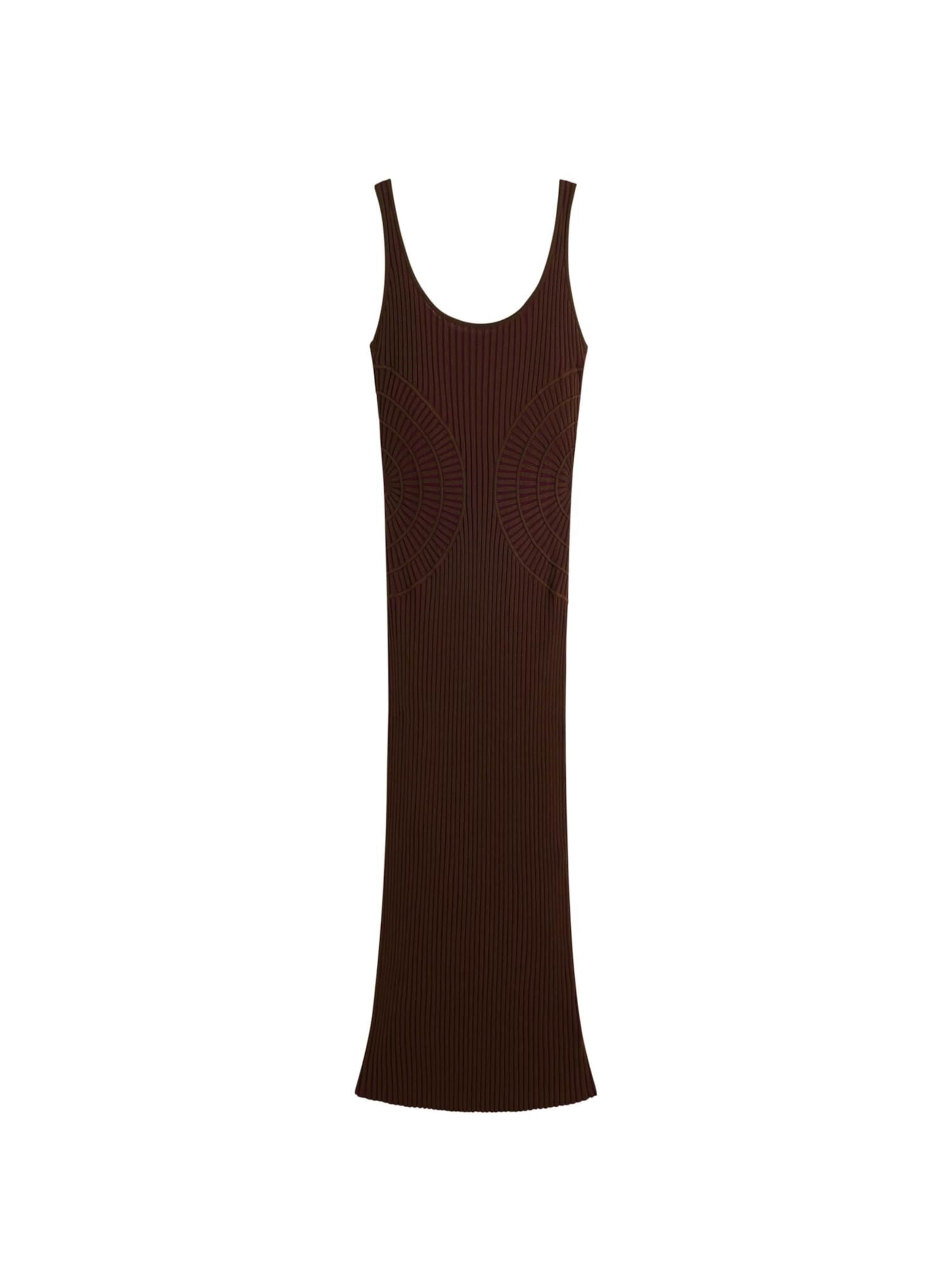 Desigual - Vestido em castanho: frente