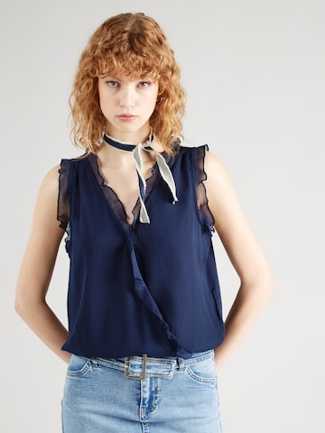 ABOUT YOU Blouse 'Darja' in Blauw: voorkant