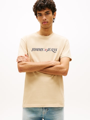 Tommy Jeans Majica 'VINTAGE' | bež barva: sprednja stran