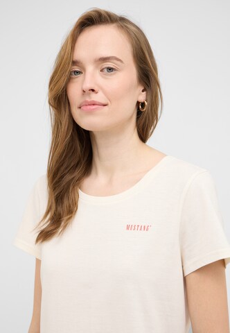 MUSTANG T-Shirt 'Alma' in Weiß
