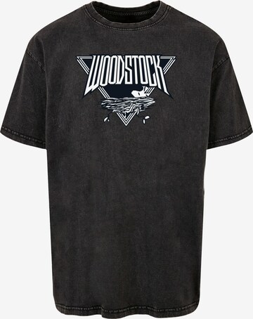 Merchcode Shirt 'Peanuts - Woodstock' in Grey: front
