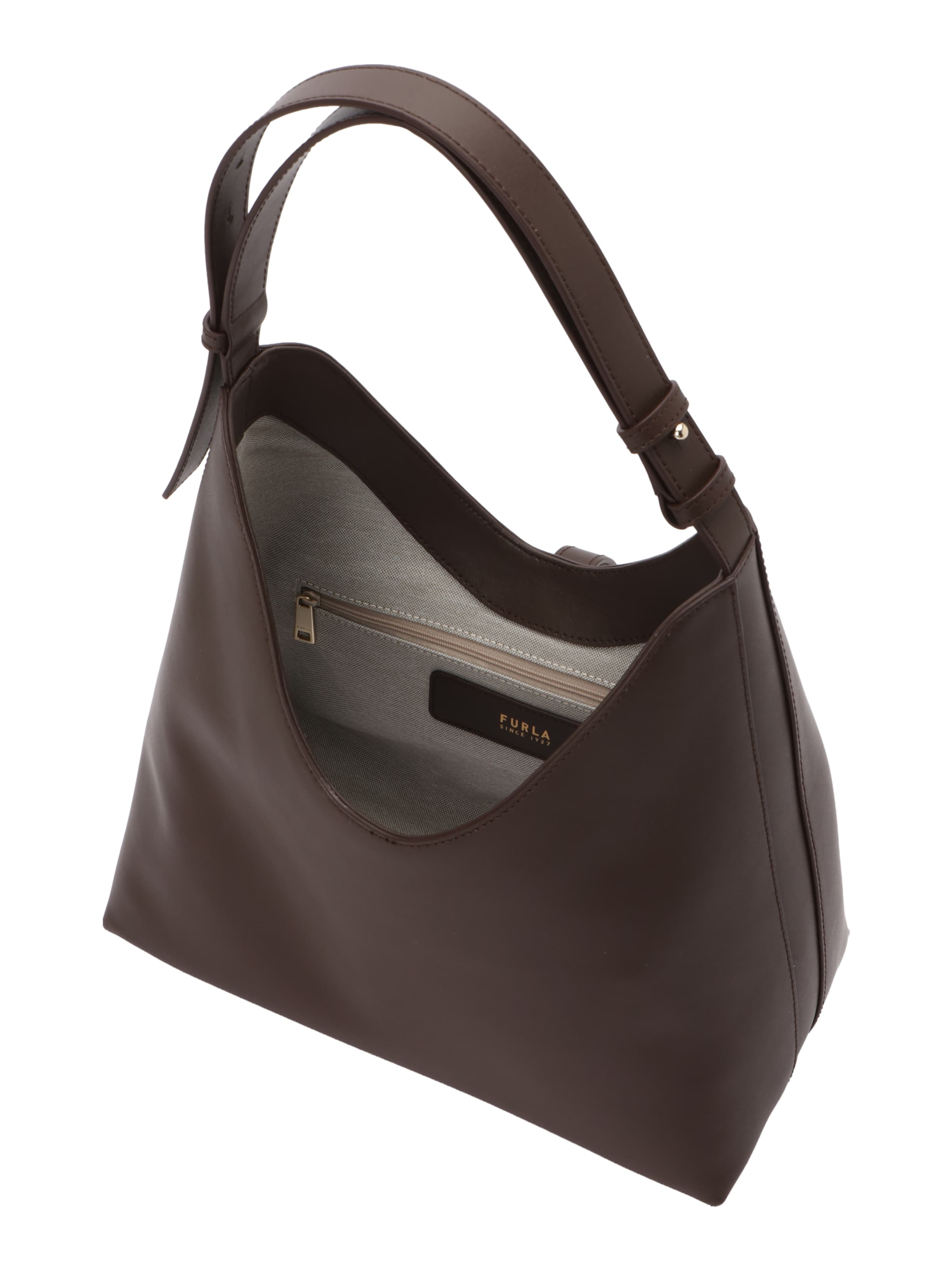 FURLA - Bolso de hombro 'Goccia' en marrón