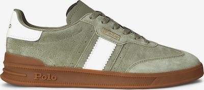 Sportbačiai be auliuko 'AERA' iš Polo Ralph Lauren, spalva – alyvuogių spalva / balta, Prekių apžvalga