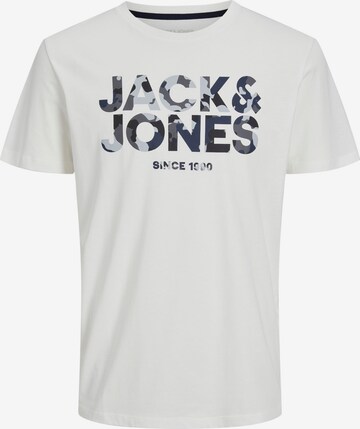 Jack & Jones Plus Tričko 'James' – bílá: přední strana