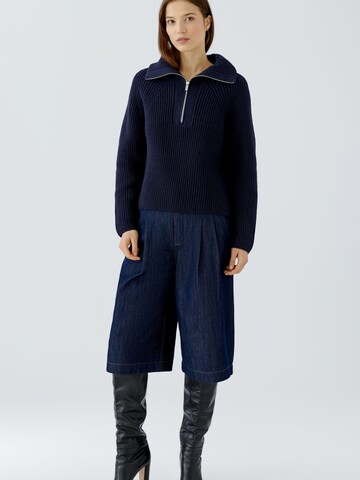 OUI Pullover in Blau: Vorderseite