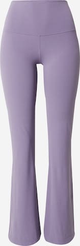 NIKE Flared Sports trousers 'ZENVY' in Purple: front