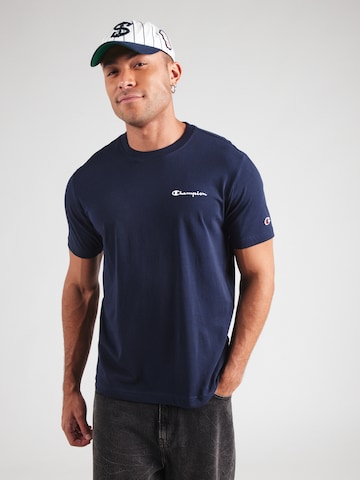 Champion Authentic Athletic Apparel Футболка в Синий: спереди
