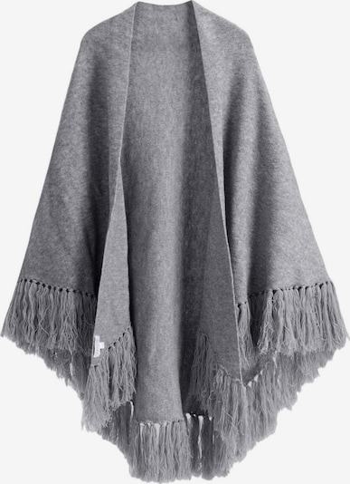 Emilie collection Oversizetuch 'Knitwear poncho' in One Size in grau, Produktansicht