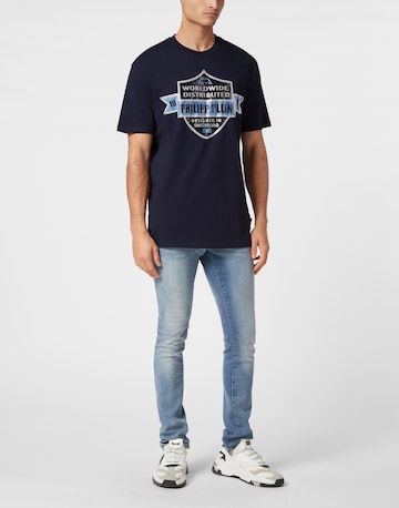 Philipp Plein Shirt 'Crest' in Blauw