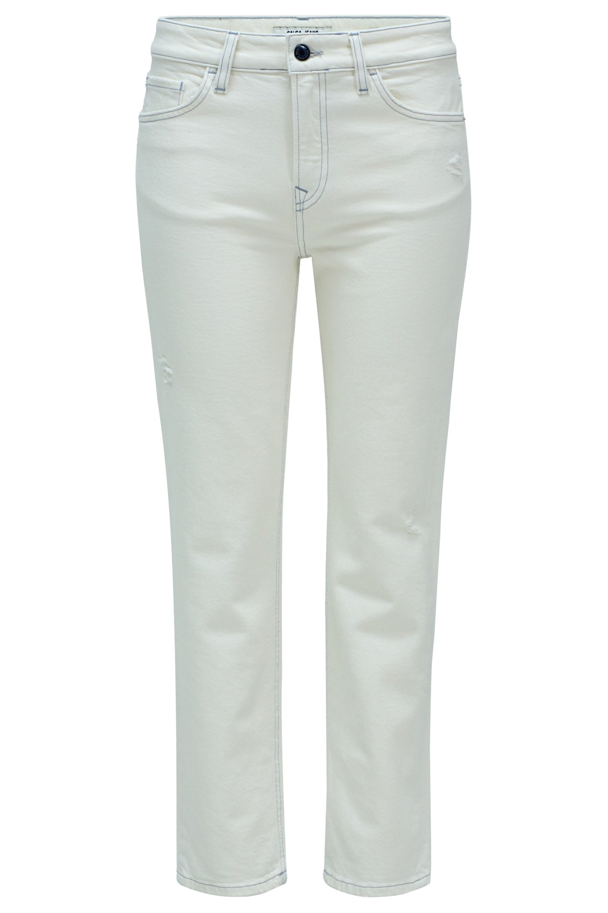 Coupe slim Jean 'True' Salsa Jeans en blanc : devant