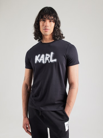Karl Lagerfeld Tričko - Modrá: predná strana