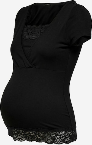 Only Maternity T-Shirt in Schwarz: predná strana
