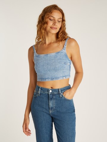 Top di Calvin Klein Jeans in blu: frontale