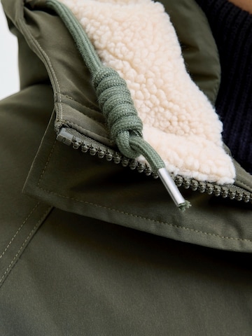JACK & JONES Zimná parka 'JJEWOOD' - Zelená