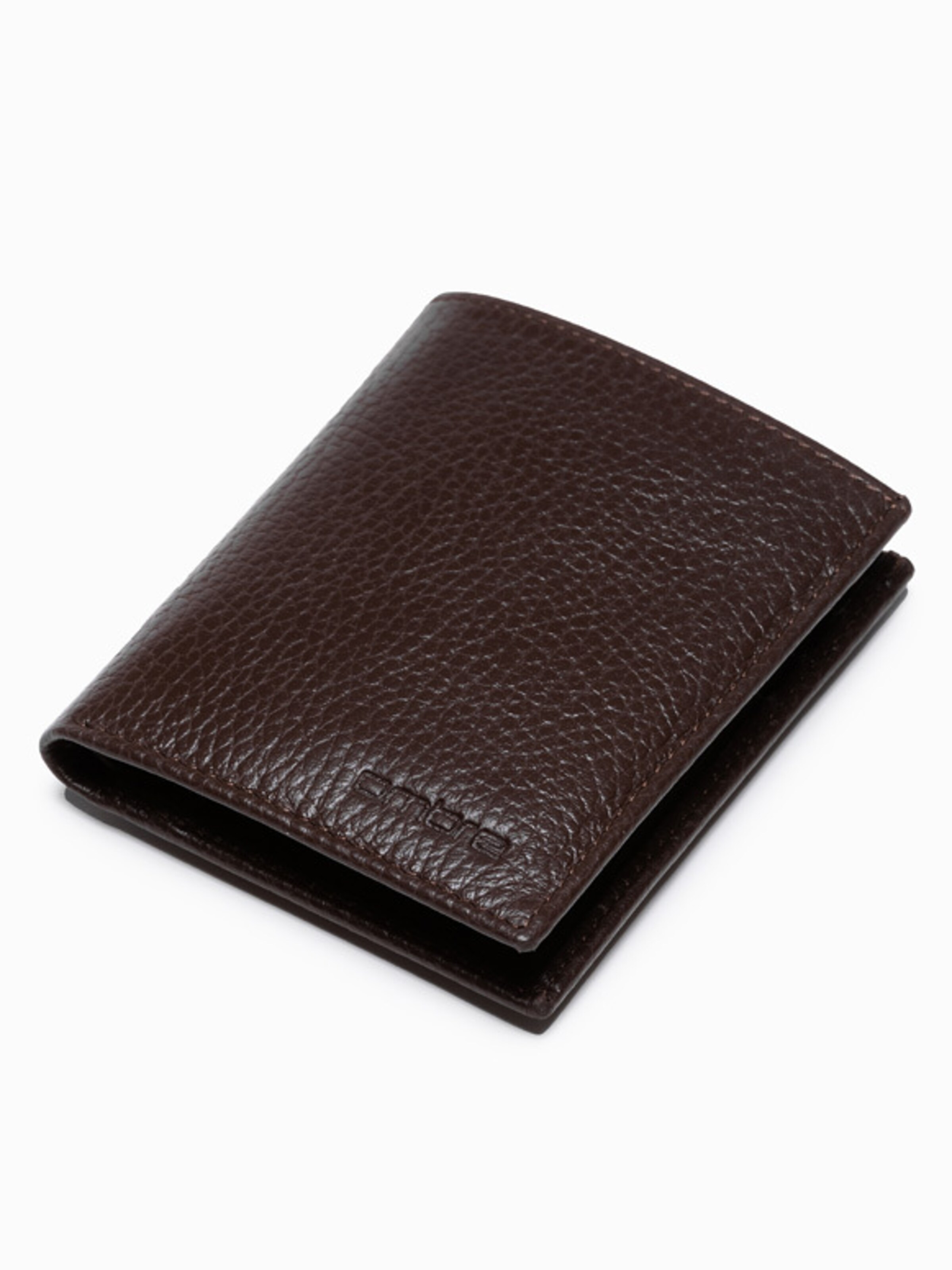 Ombre Wallet in Brown: front
