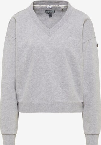 Sweat-shirt DreiMaster Vintage en gris : devant