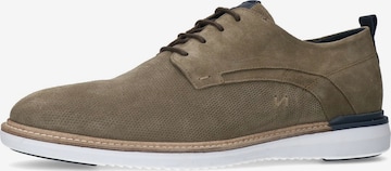 Chaussure à lacets MANFIELD en vert : devant