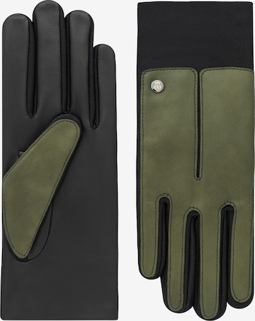 Roeckl Full Finger Gloves in Green: front