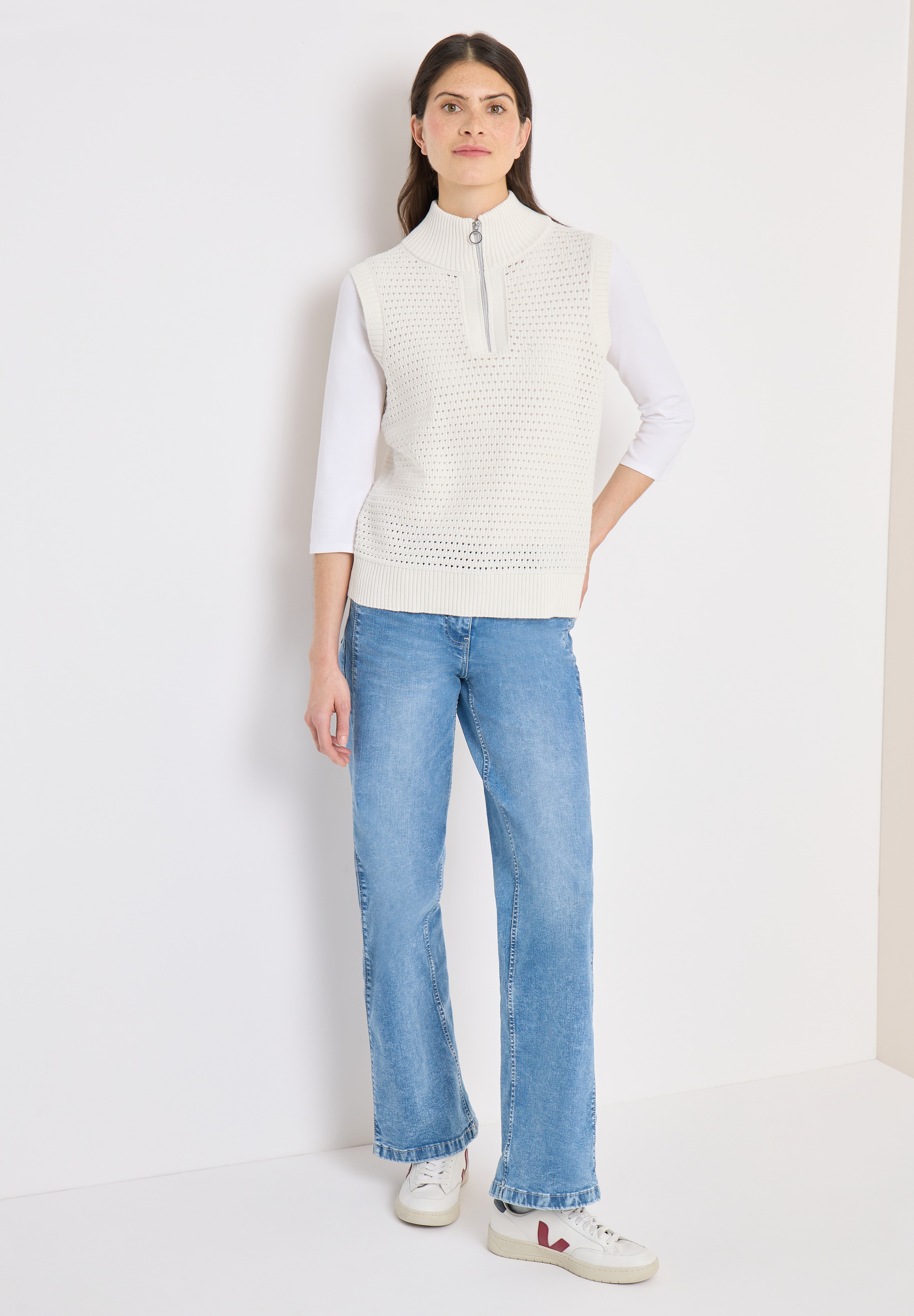 CECIL Pullunder in Beige