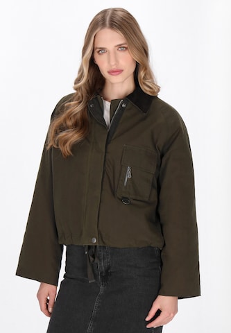 Veste mi-saison DreiMaster Vintage en vert : devant