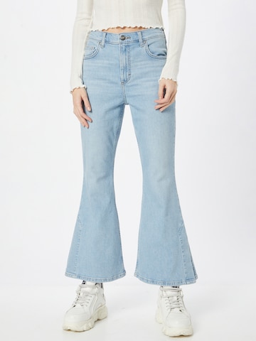 Lee Flared Jeans in Blauw: voorkant