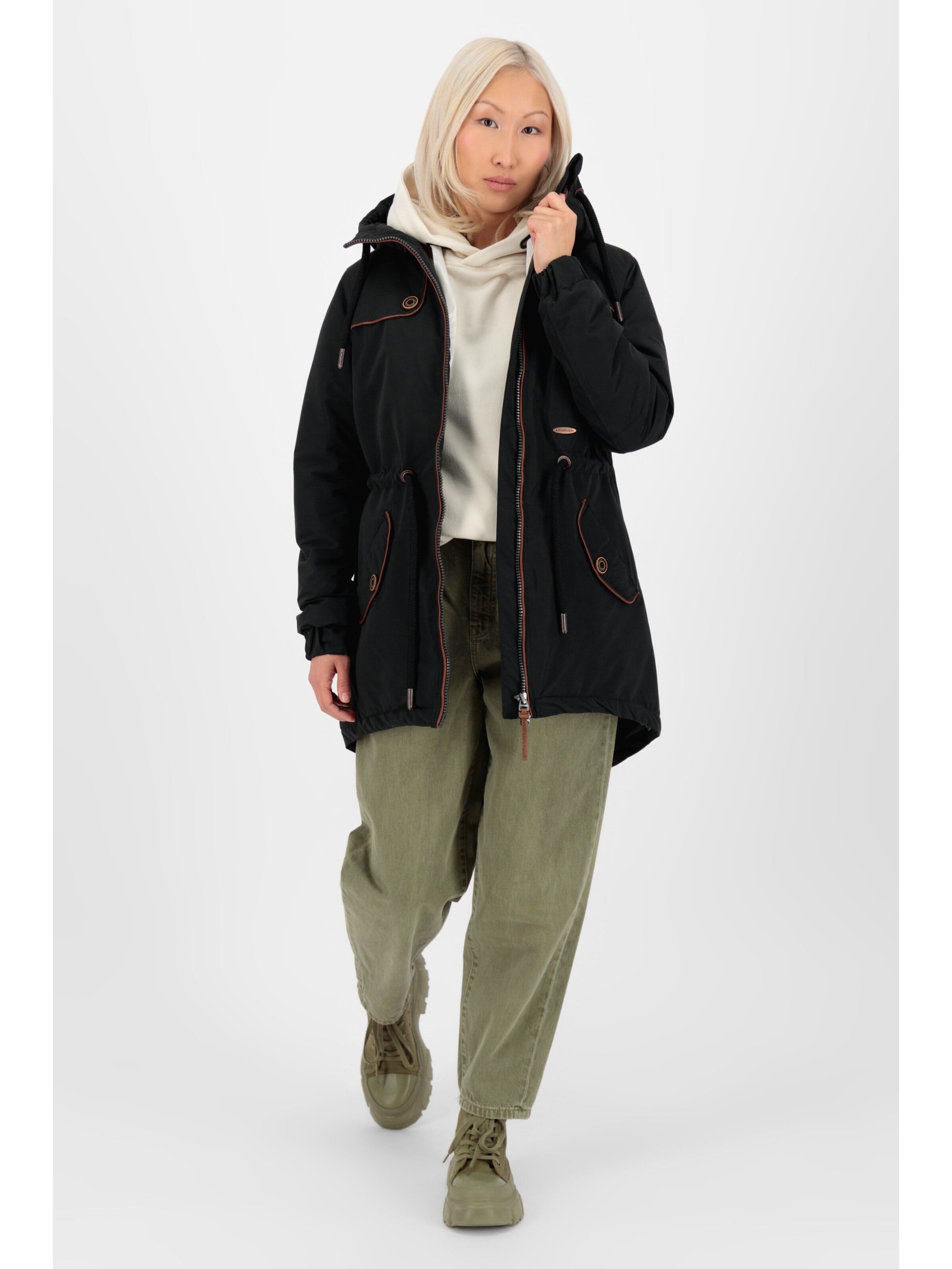 alife & kickin Overgangsjakke 'CharlotteAK' i sort