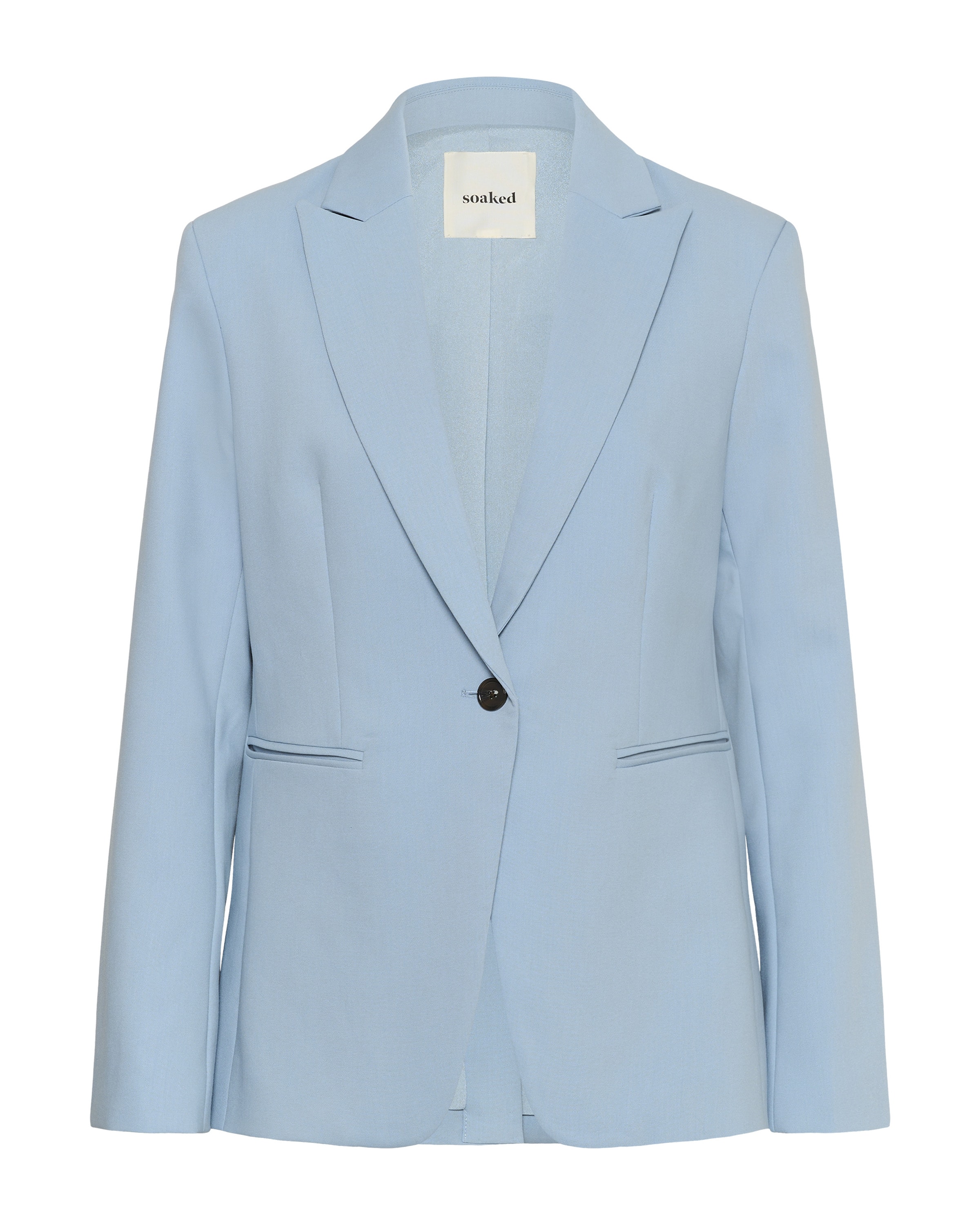 SOAKED IN LUXURY - Blazer 'Corinne' en azul: frente