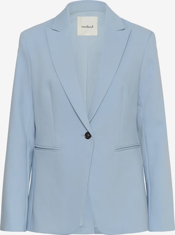 SOAKED IN LUXURY - Blazer 'Corinne' en azul: frente