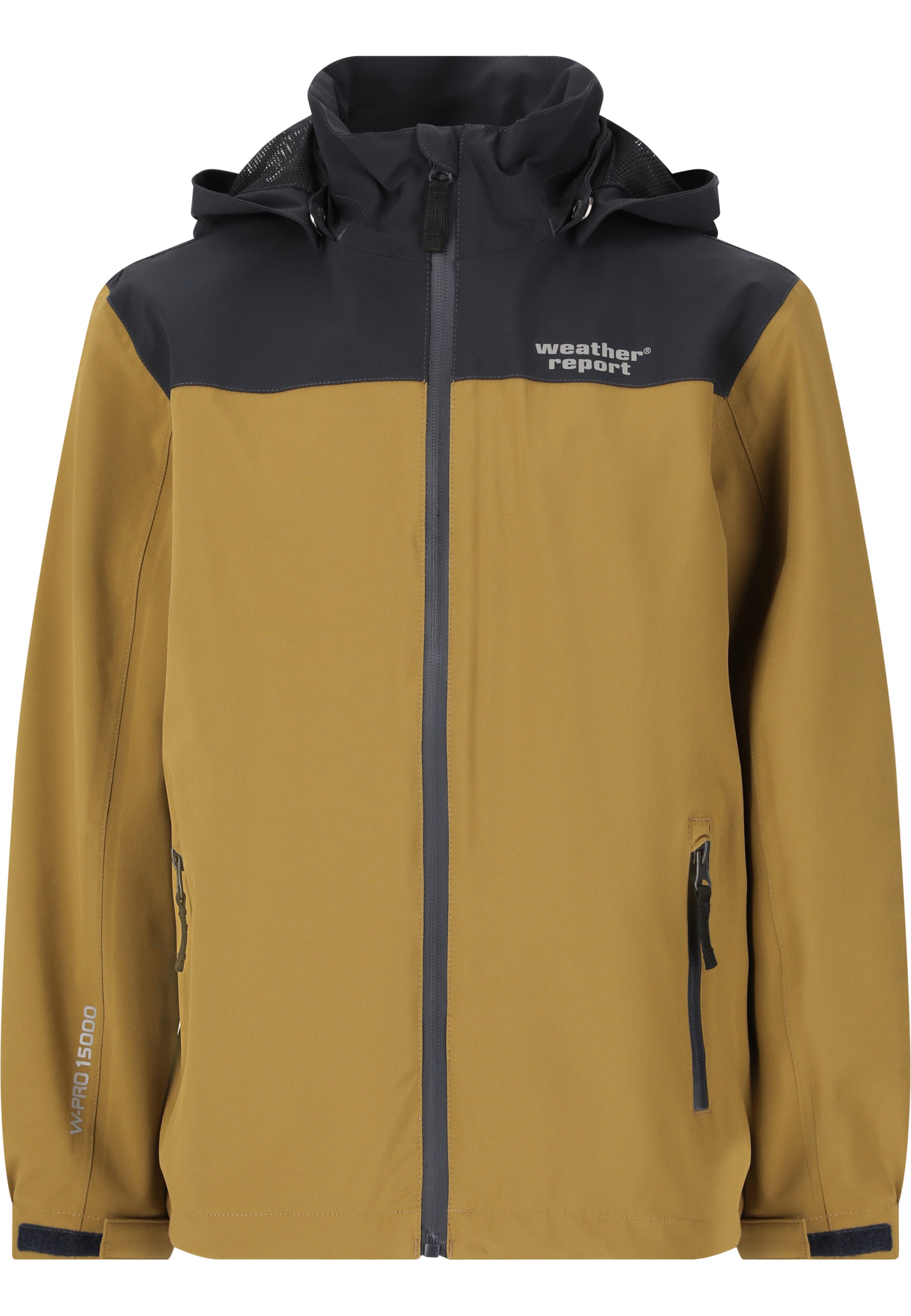 Weather Report Functionele jas &#x27;Borise Jr.&#x27; in Groen: voorkant