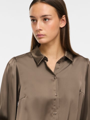VILA Bluse 'VIEnna Ravenna' in Braun