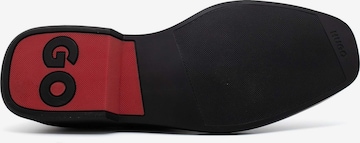 Chaussure basse 'Iker_Derb_Plt 10258938 01' HUGO Red en noir