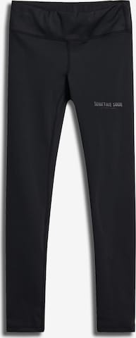 SOMETIME SOON Slim fit Workout Pants in Black: front