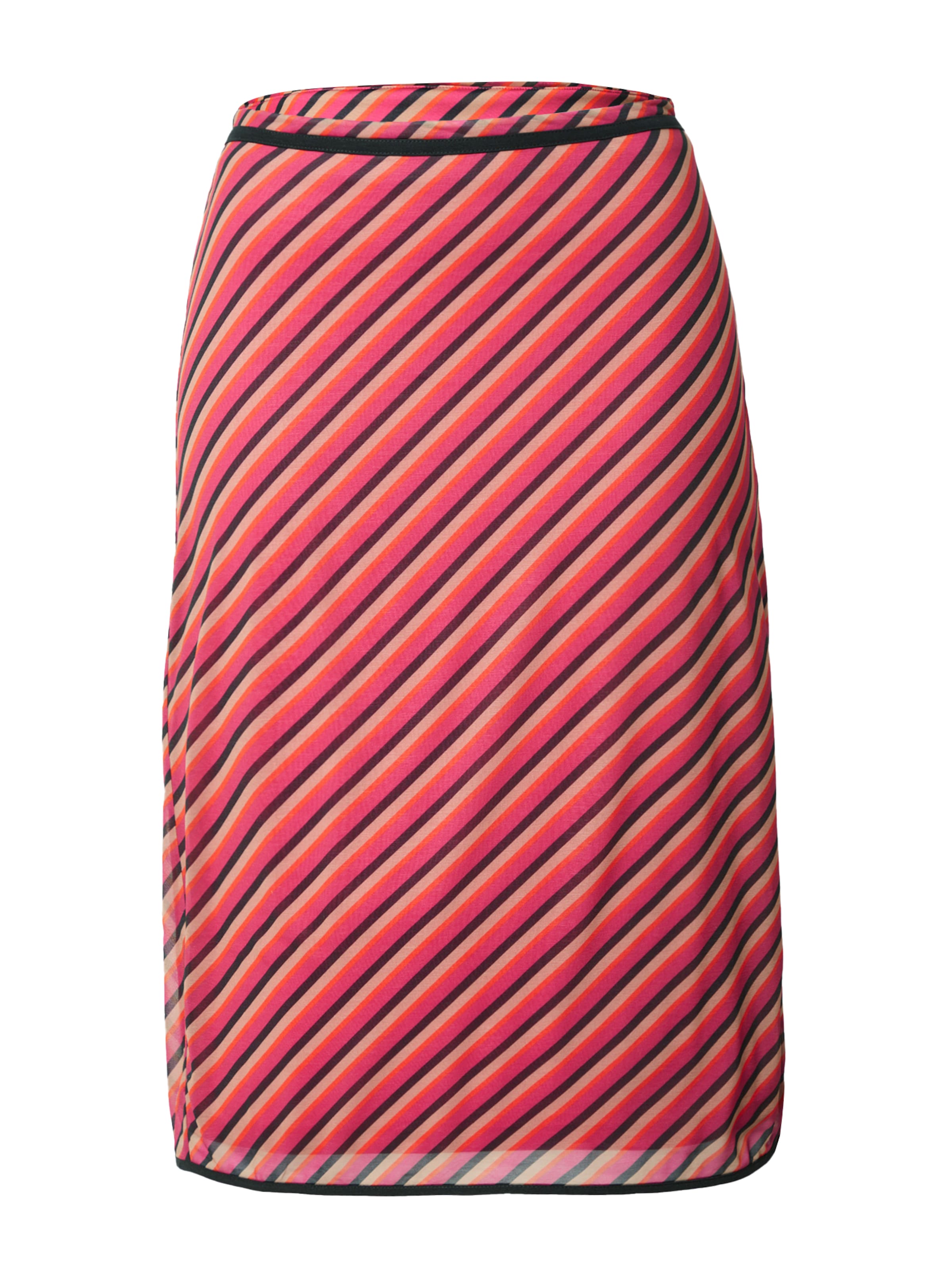 Bella x ABOUT YOU Svārki 'Thessa', krāsa - tumši oranžs / rozā / pasteļrozā / melns, Preces skats