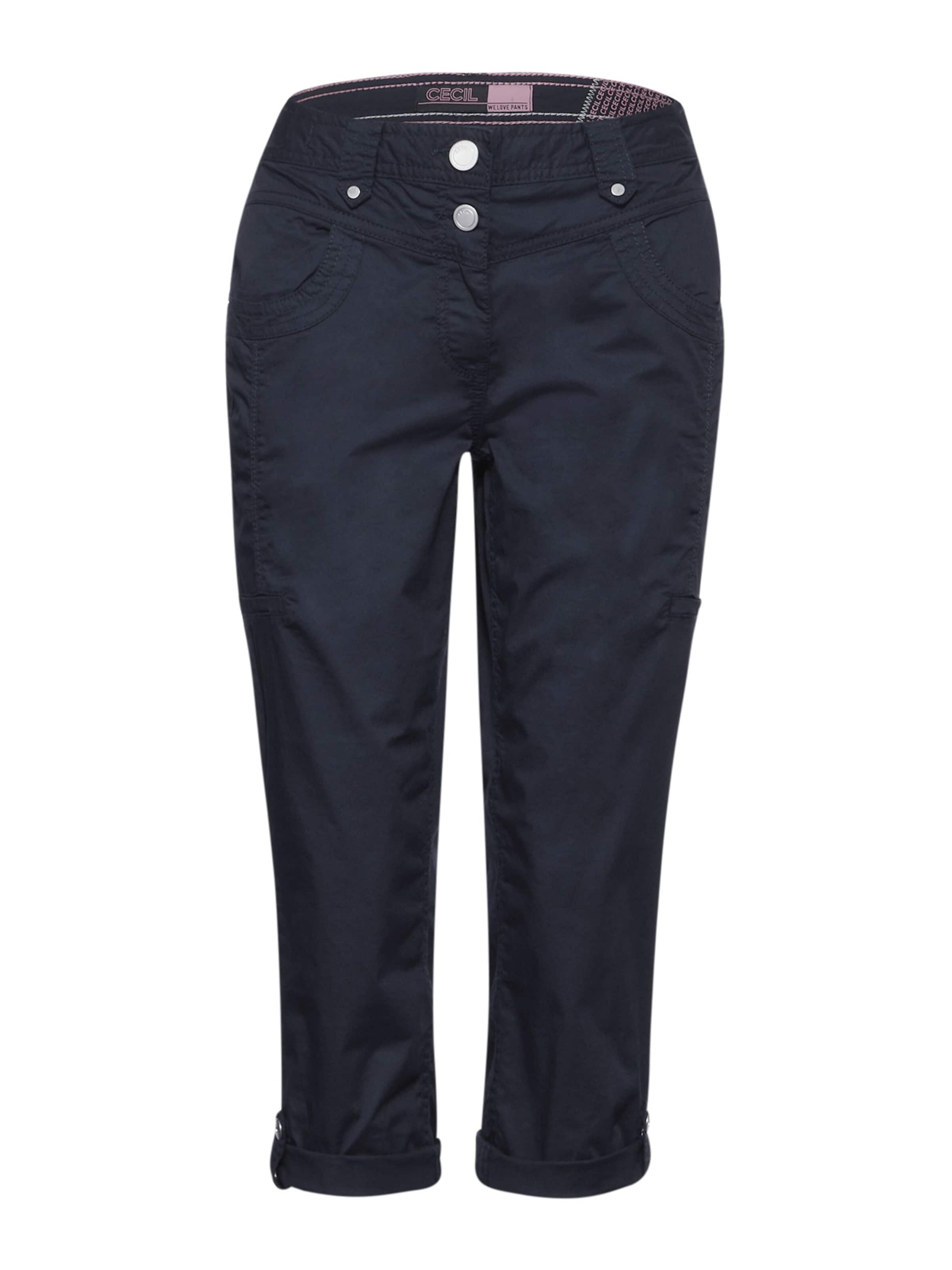 CECIL Slimfit Hose 'New York' in Blau: Vorderseite