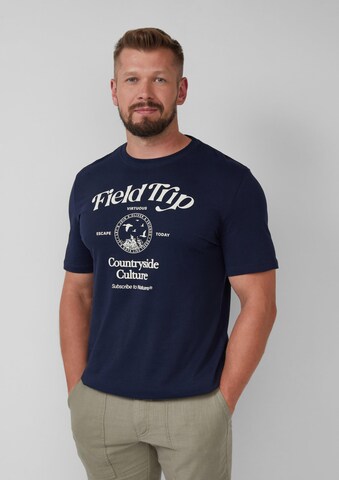 T-Shirt s.Oliver en bleu : devant