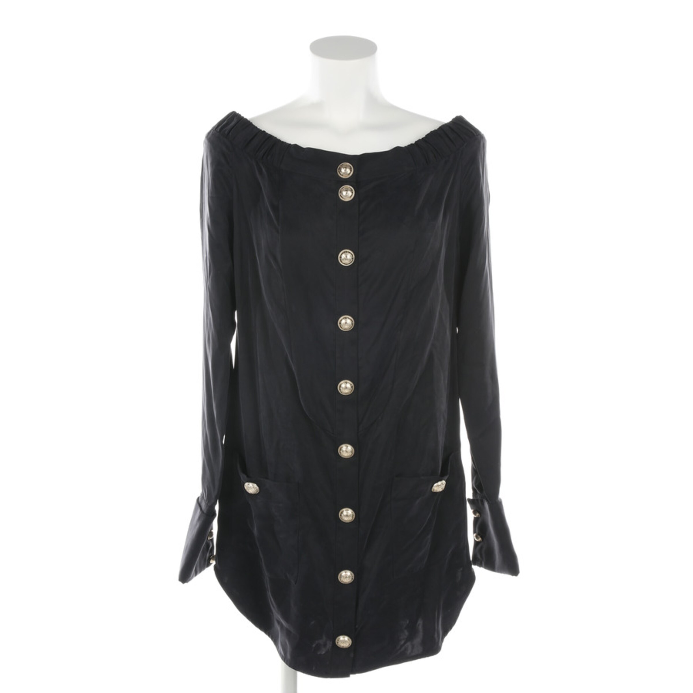 Balmain Kleid XS in Grau: Vorderseite