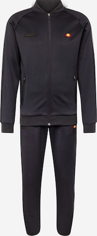 ELLESSE Sport-Anzug 'Bunero' in Schwarz: predná strana