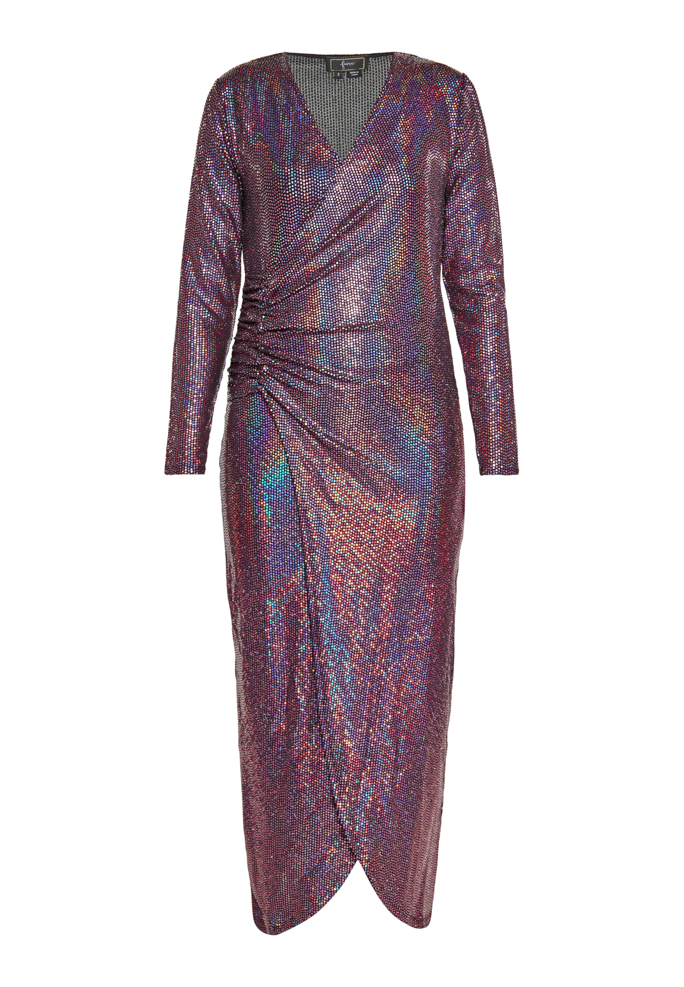 Rochie de seară de la faina pe roz: față