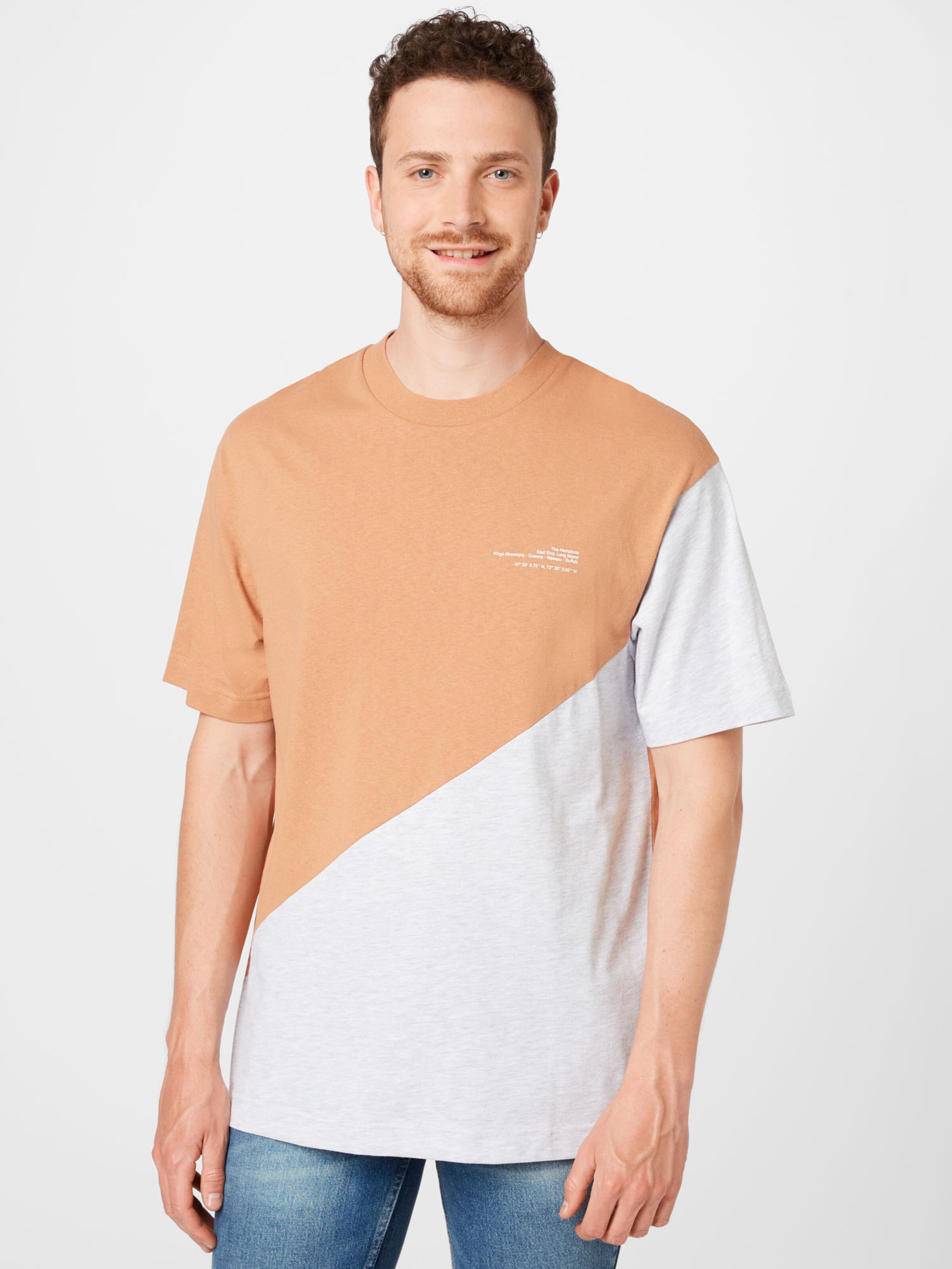 Männer Shirts BURTON MENSWEAR LONDON T-Shirt in Beige - FK53806