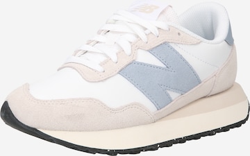 Sneaker low '237' de la new balance pe alb: față