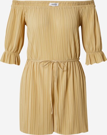 EDITED Jumpsuit 'Mae' (GRS) in Beige: predná strana