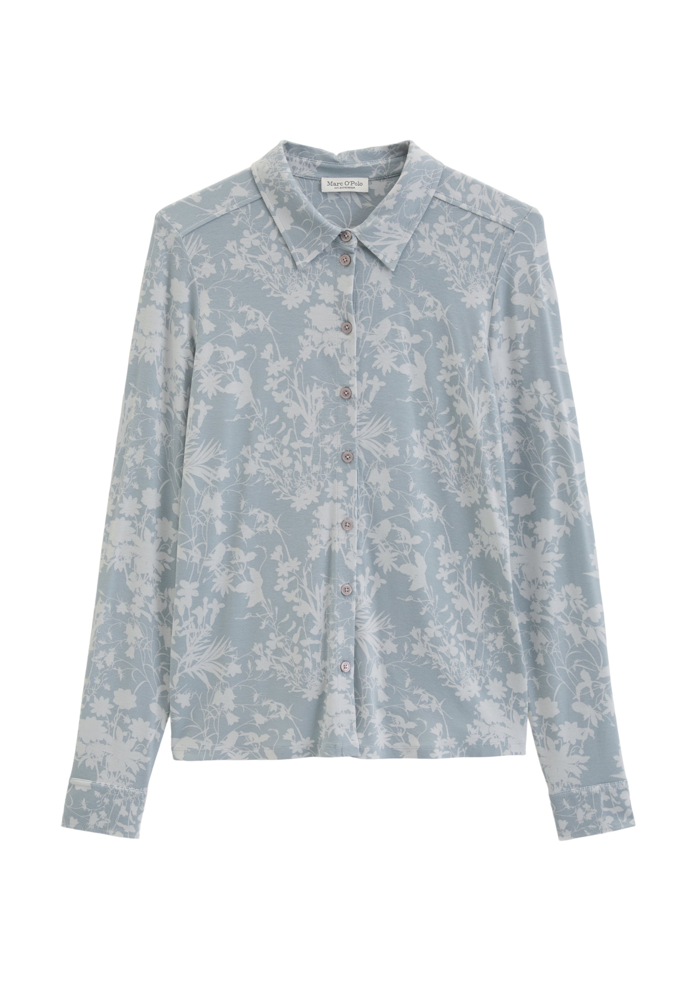 Marc O'Polo Blouse in Blauw: voorkant