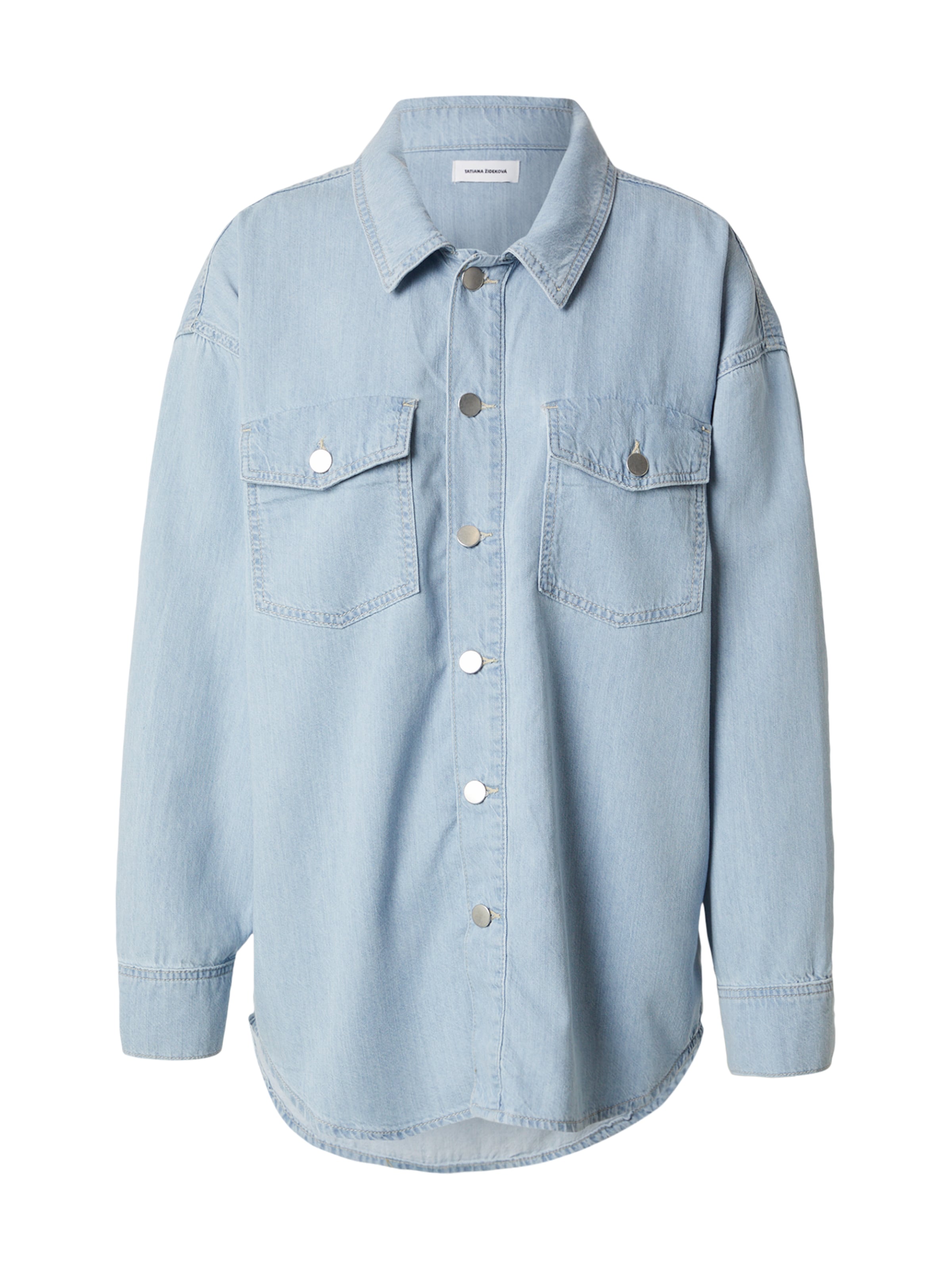 Chemisier Tatiana Zidekova en bleu : devant