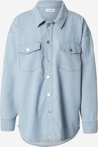 Chemisier Tatiana Zidekova en bleu : devant