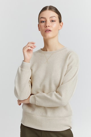 Oxmo Sweatshirt 'Holma' in Beige: front