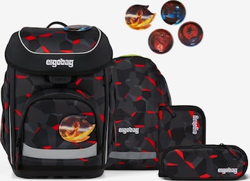 ergobag Rucksack 'Schulranzen-Set cubo Set' in Grau: Vorderseite