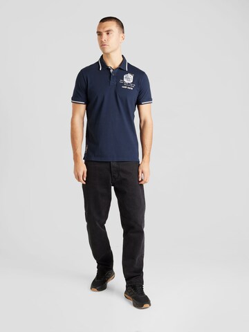 CAMP DAVID Poloshirt in Blau