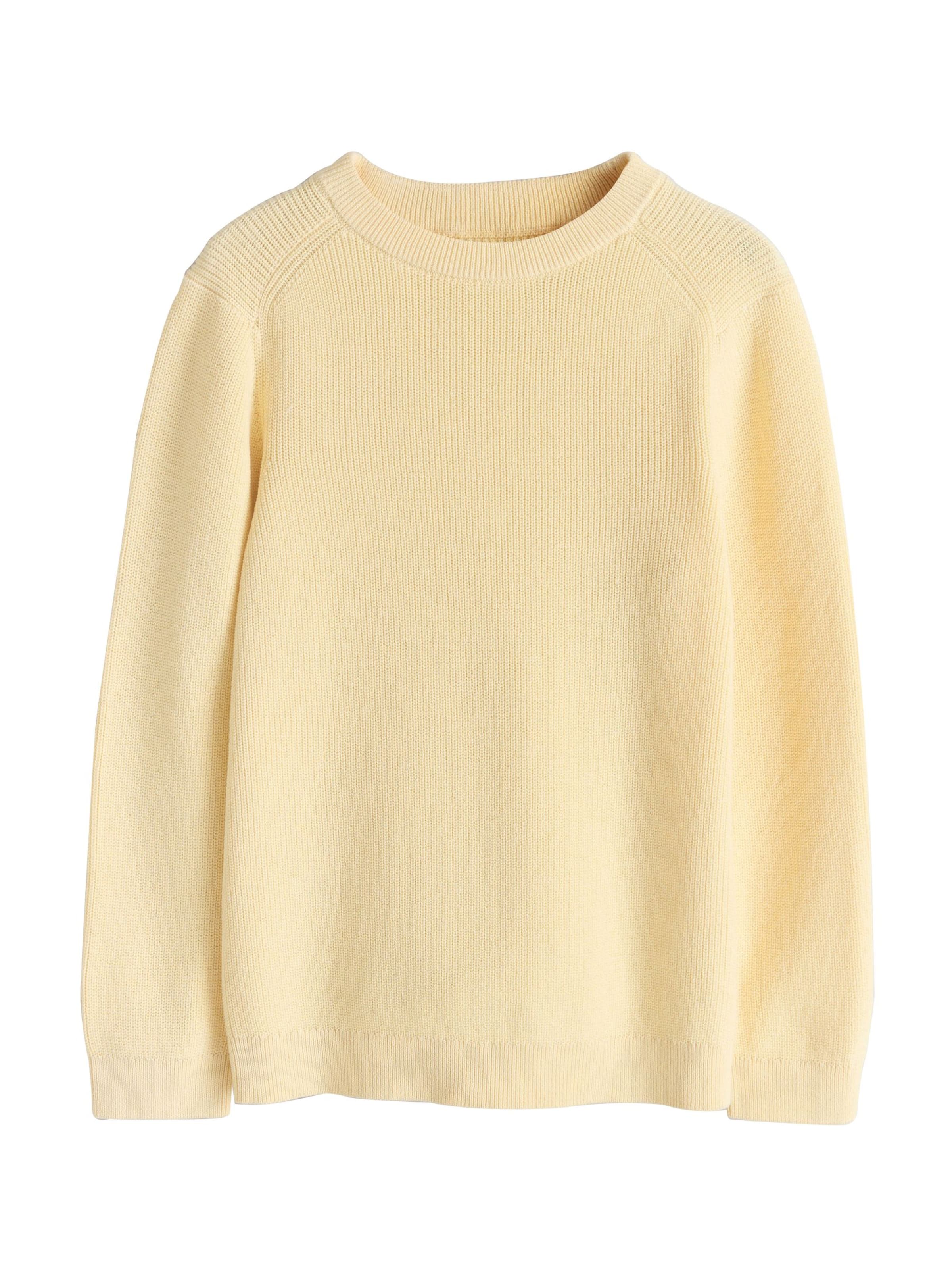 Next Trui in Geel: voorkant